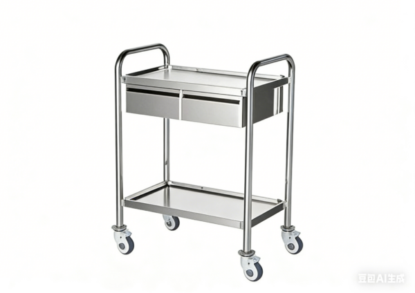 Stainless steel medical cart